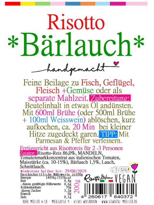 Risotto - "Bärlauch" 200g