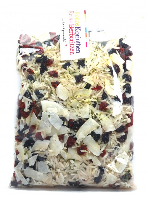 Kokos-Korinthen Reis mit Berberitzen 200g