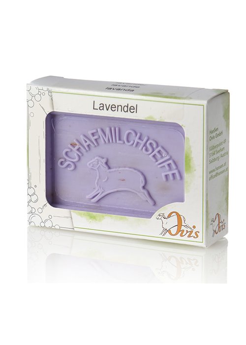 Ovis Seife "Schafsmilch - Lavendel" 100g in Einzelverpackung