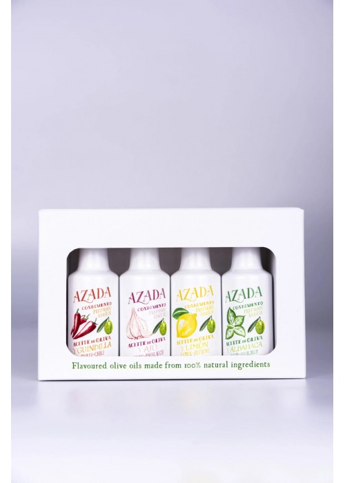 Azada "Aromatisiertes Mini-Olivenöl BIO" 5x 20ml