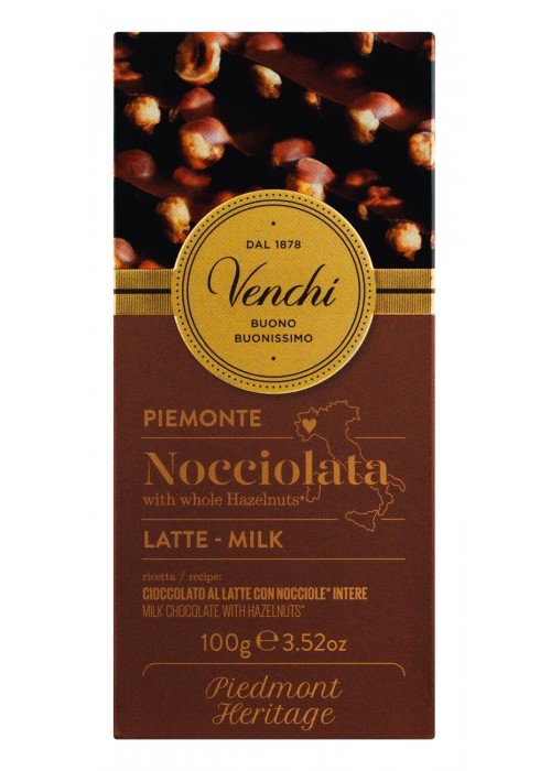 Venchi "Zartbitter ganze Haselnuss" 100g